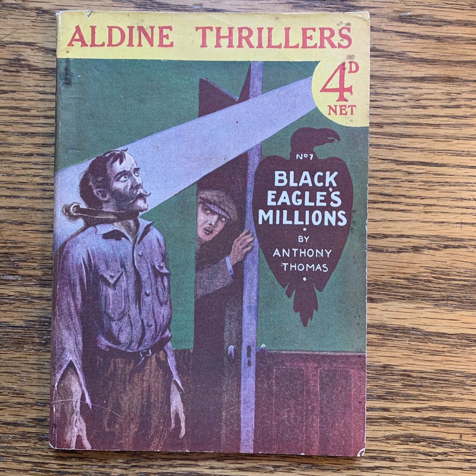 Rare – Aldine Thrillers Black Eagles Millions A Thomas Vintage 1900’s Pb Digest