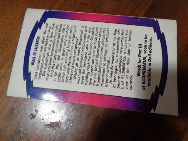 ILLUMINATUS Trilogy Robert Anton Wilson: Shea stated First print DELL vguc PBO’s