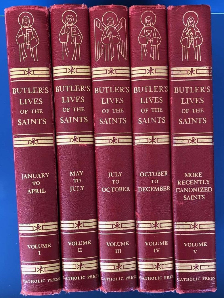 Alban Butler / BUTLER’S LIVES OF THE SAINTS 5 Volume Complete Set Catholic Press