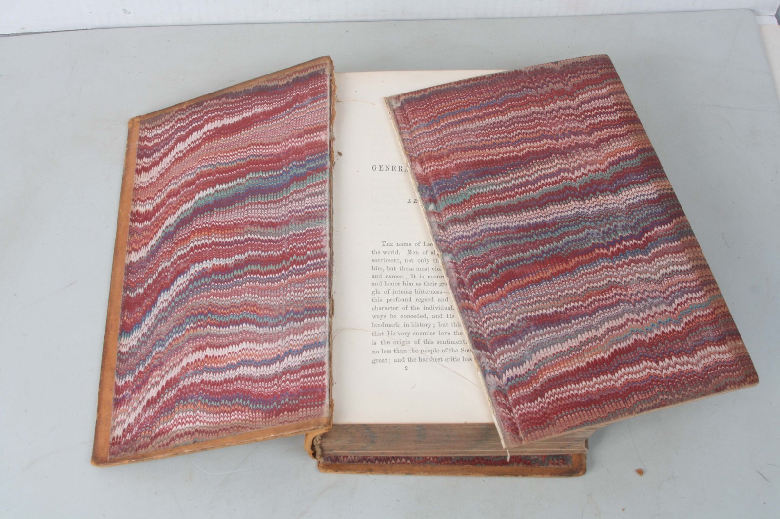 1871 A LIFE OF GEN. ROBERT E. LEE John Esten Cooke CIVIL WAR covers worn AS IS