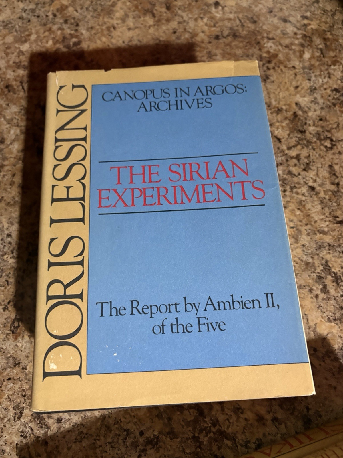Doris Lessing Complete Canopus in Argos 5 Volume Set Lot Hardcover First Edition