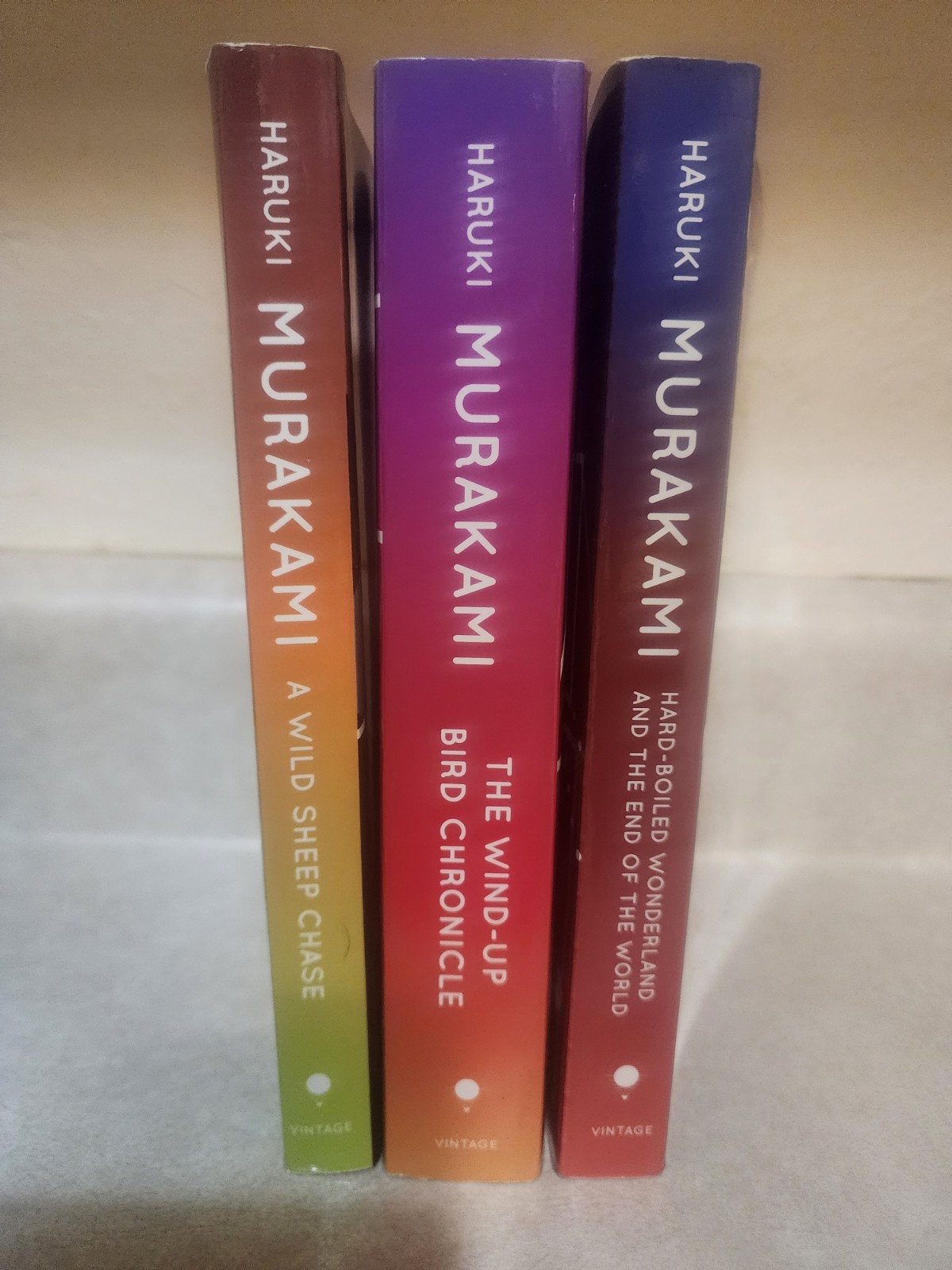 HARUKI MURAKAMI 3V Pb Lot JOHN GALL Vintage Books WIND UP Wild Sheep HARD BOILED