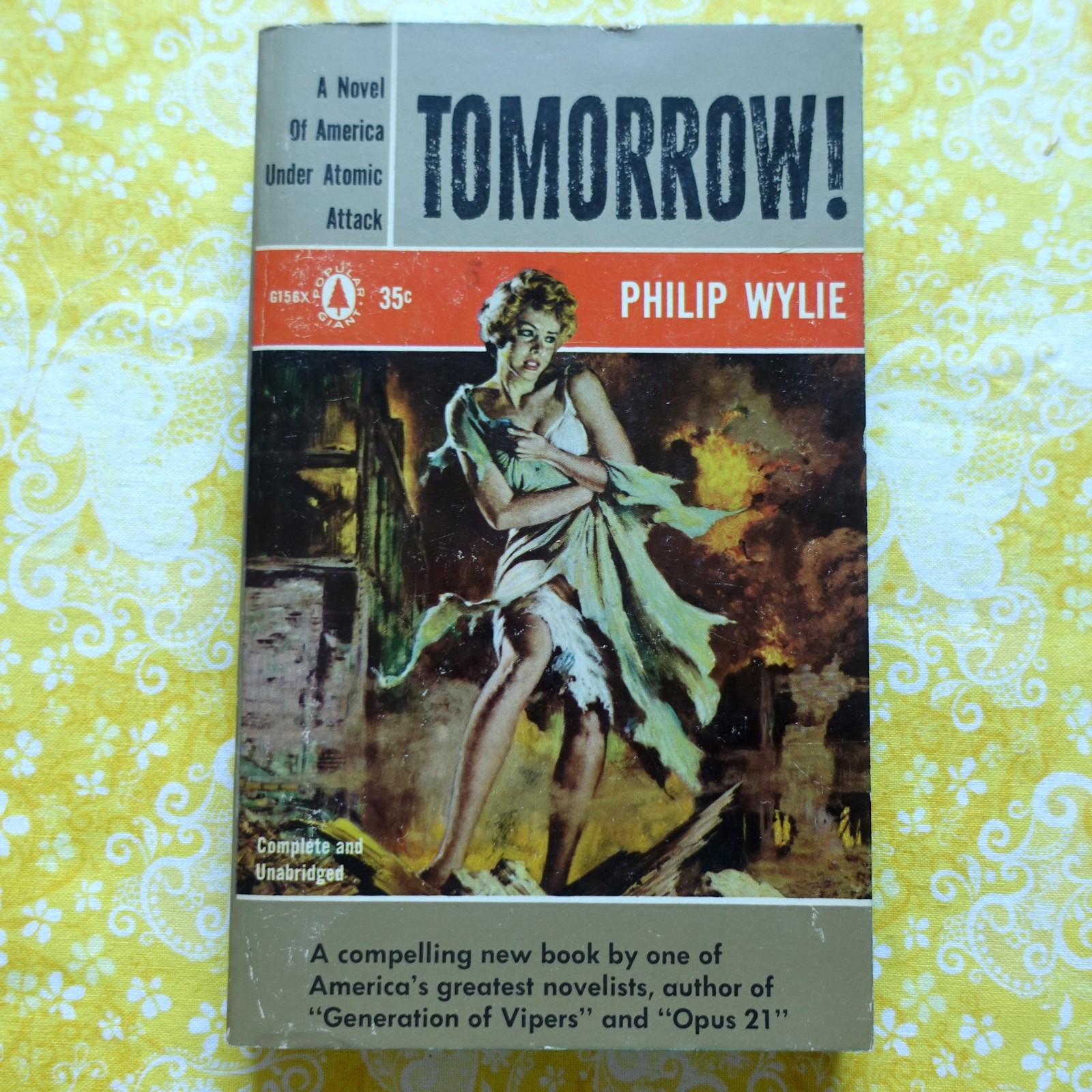Tomorrow! by Philip Wylie; 1956, Popular Library #G156X