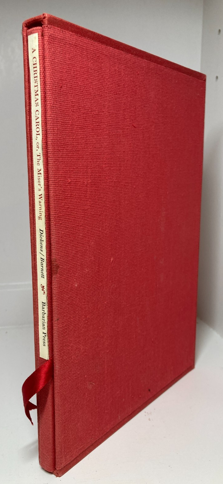 1984 DICKENS Christmas Carol BARBARIAN PRESS 1/350 E.N. Ellis Engravings