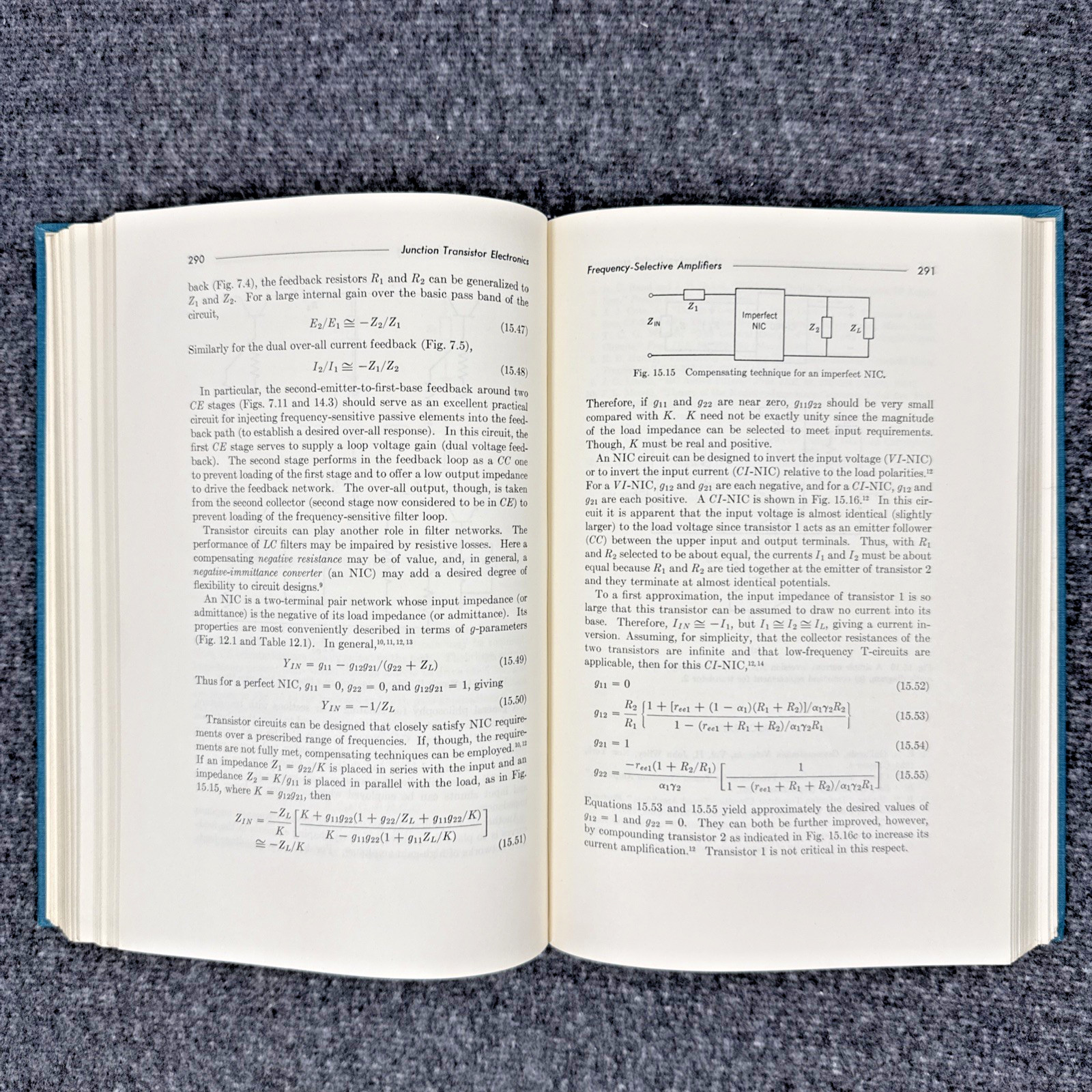Junction Transistor Electronics Richard Hurley 1959 Wiley HC w/ Original Invoice