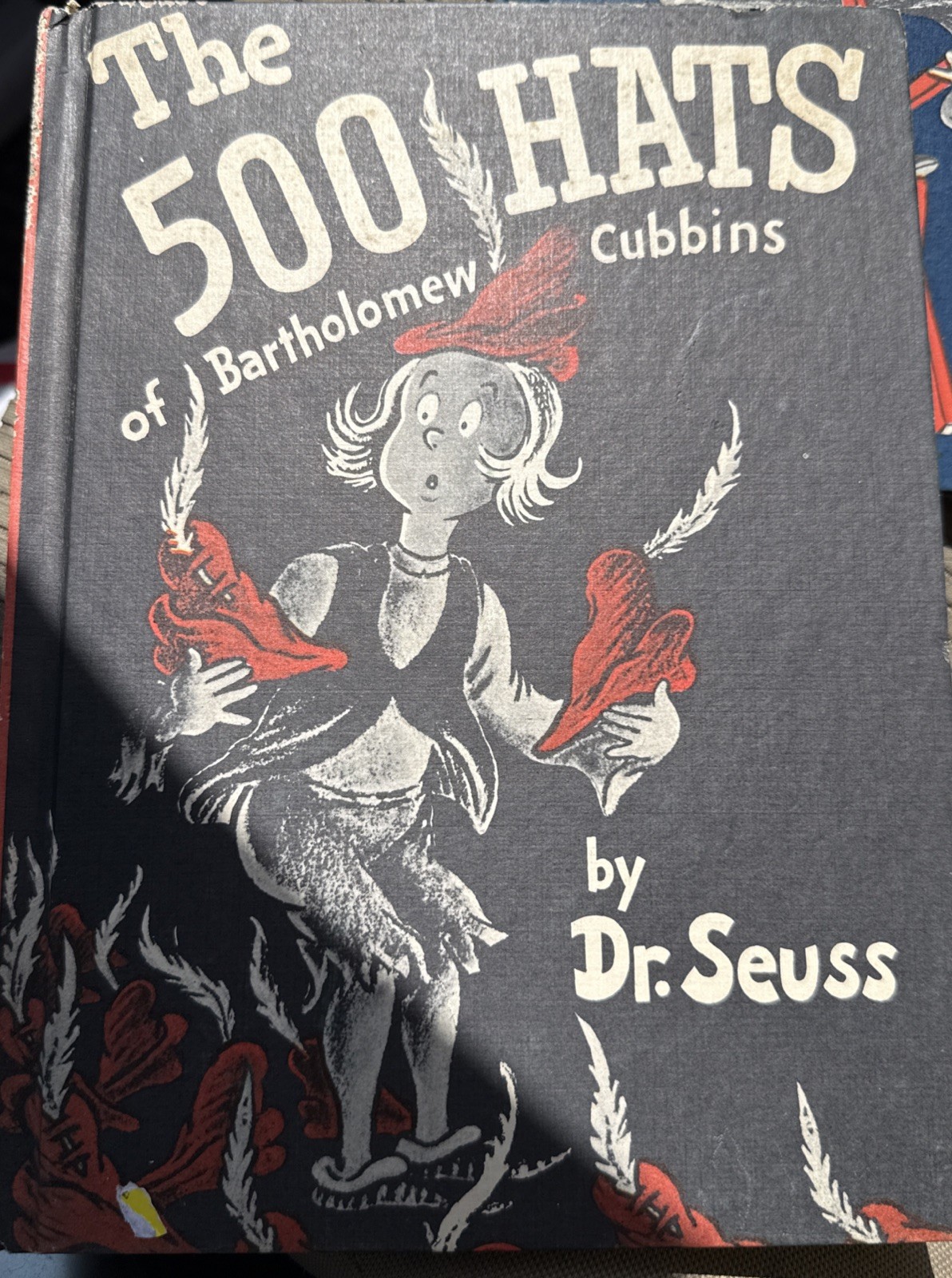 The 500 Hats Of Bartholomew Cubbins By Dr. Seuss 1938 Book Club First Edition VG