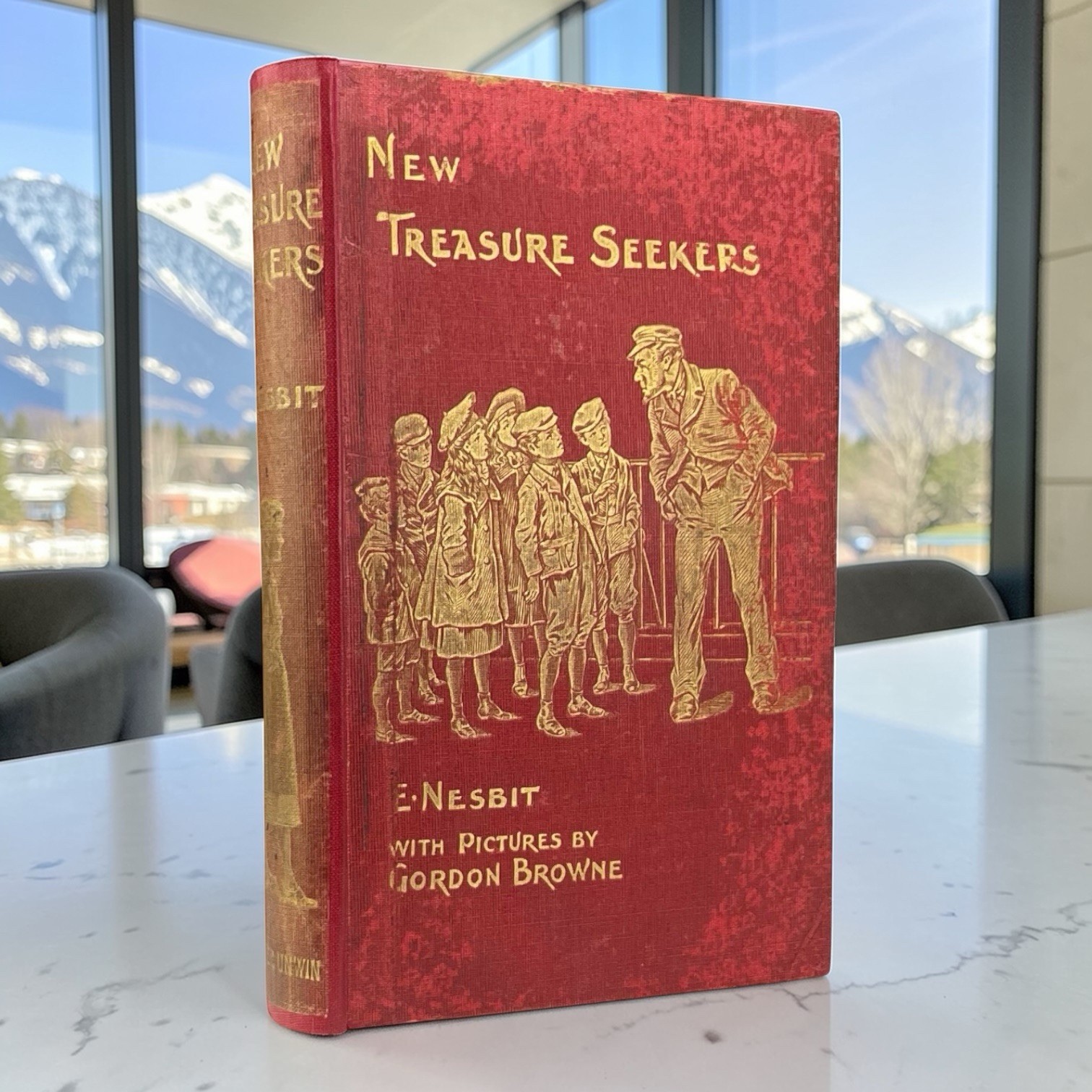 Book Illustrated Edith Nesbit New Treasure Seekers – 1907 – RARE EARLY EDITION