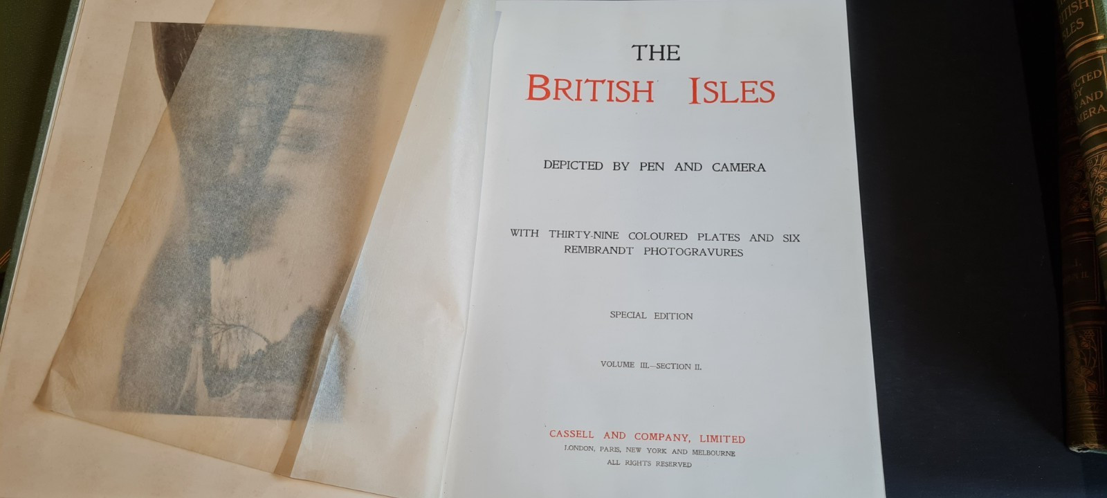 British Isles Depicted by Pen & Camera 6 Vols Special Ed. 39 Plates Cassell 1907