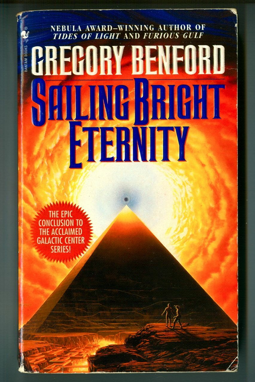 SAILING BRIGHT ETERNITY by Gregory Benford! Vintage BANTAM Science Fiction PB!
