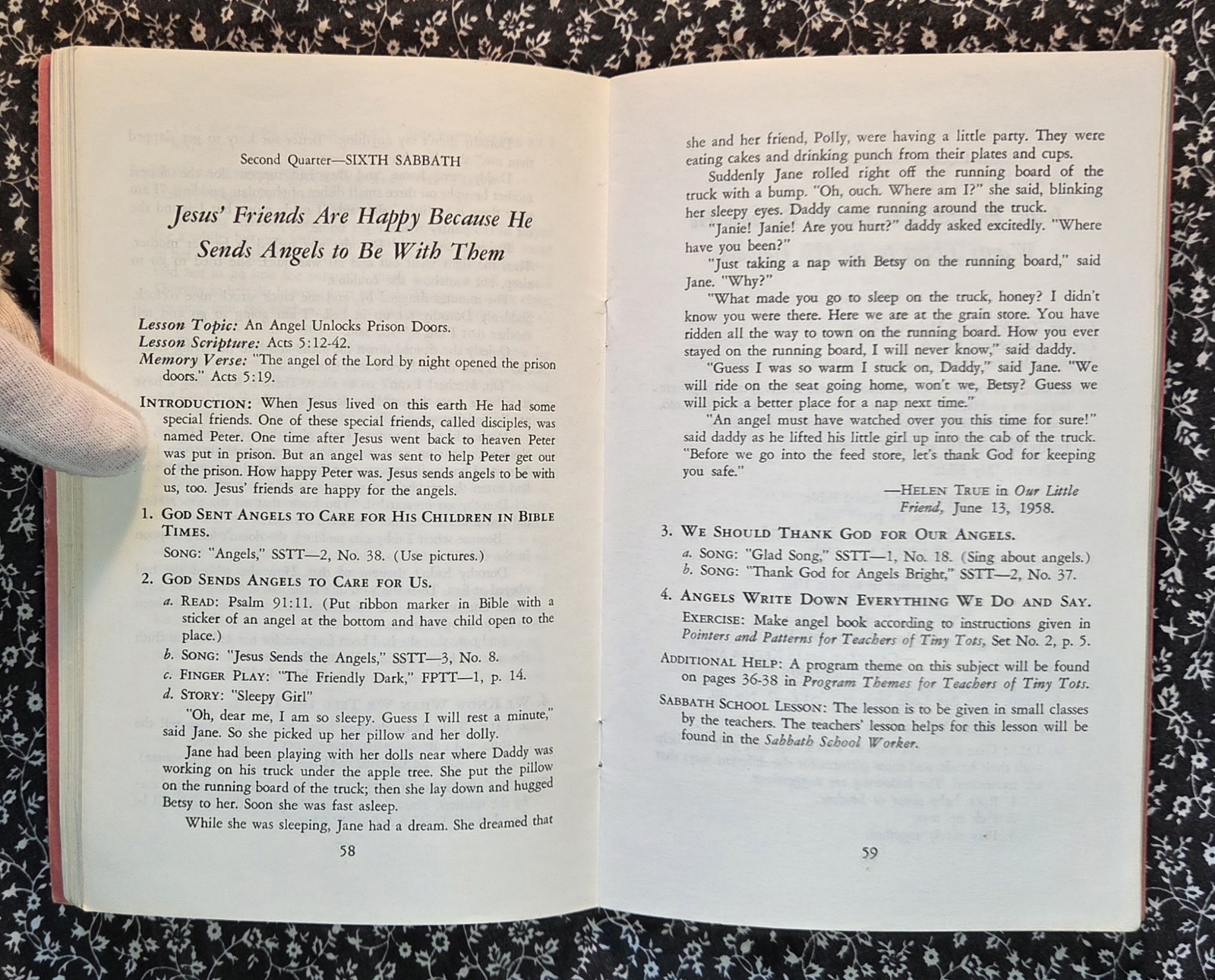 Program Helps For Kindergarden Leaders, Book Three, Review and Herald, SDA, 1961