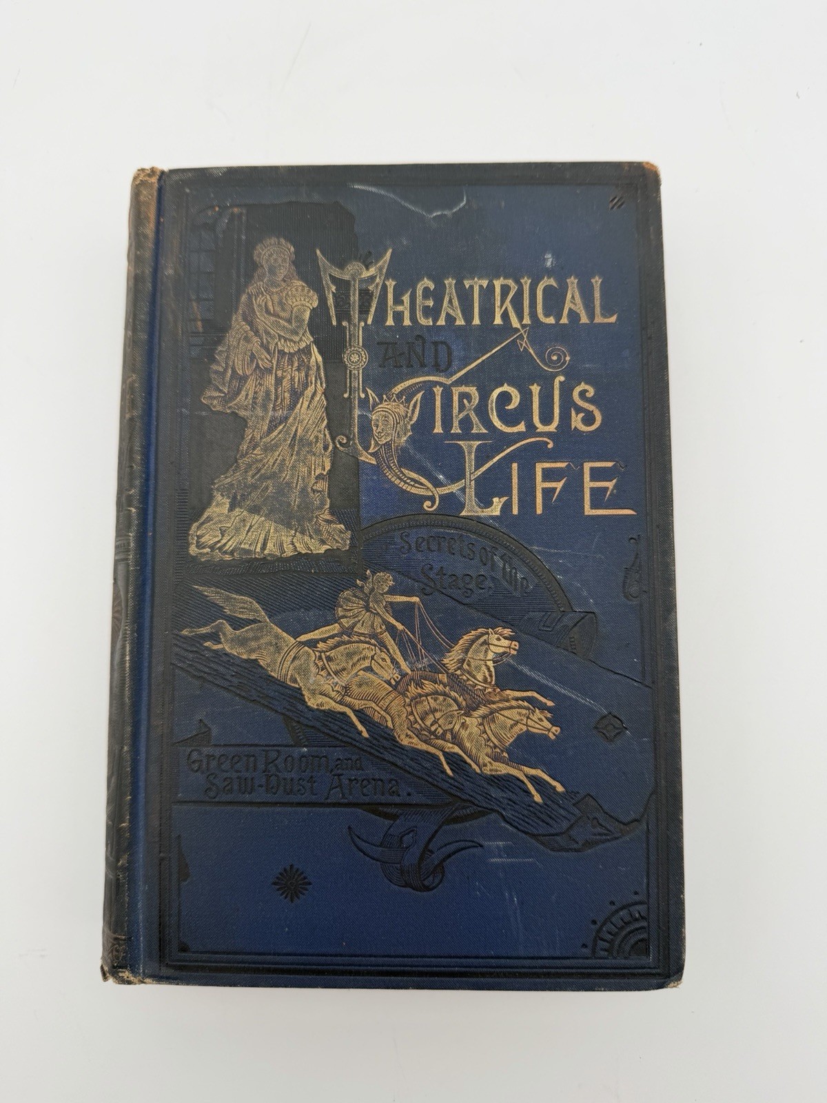 1882 Theatrical and Circus Life John J Jennings Illustrated HC Theater Rare