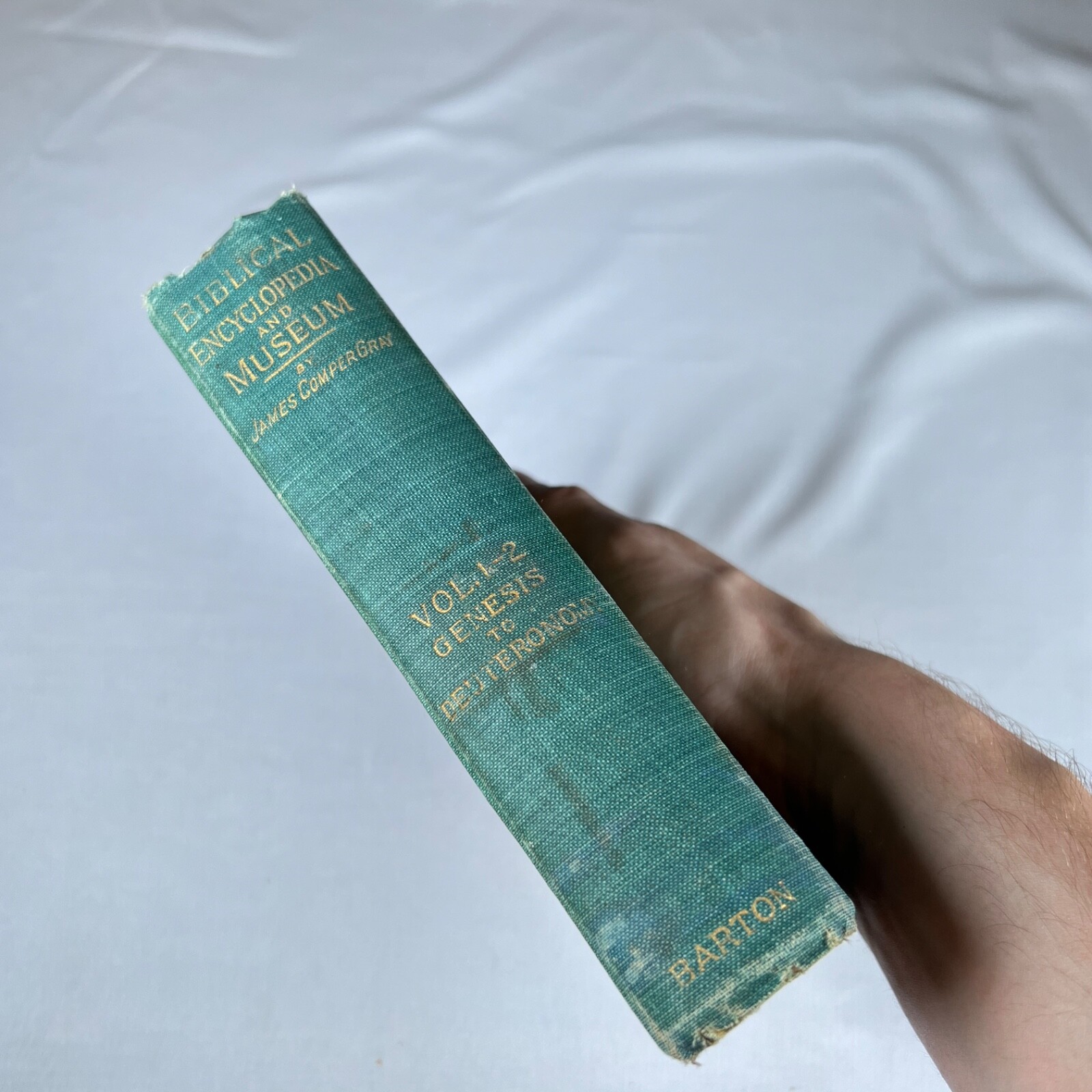 „THE BIBLICAL ENCYCLOPEDIA AND MUSEUM“ BY JAMES COMPER GRAY 1900 antique book