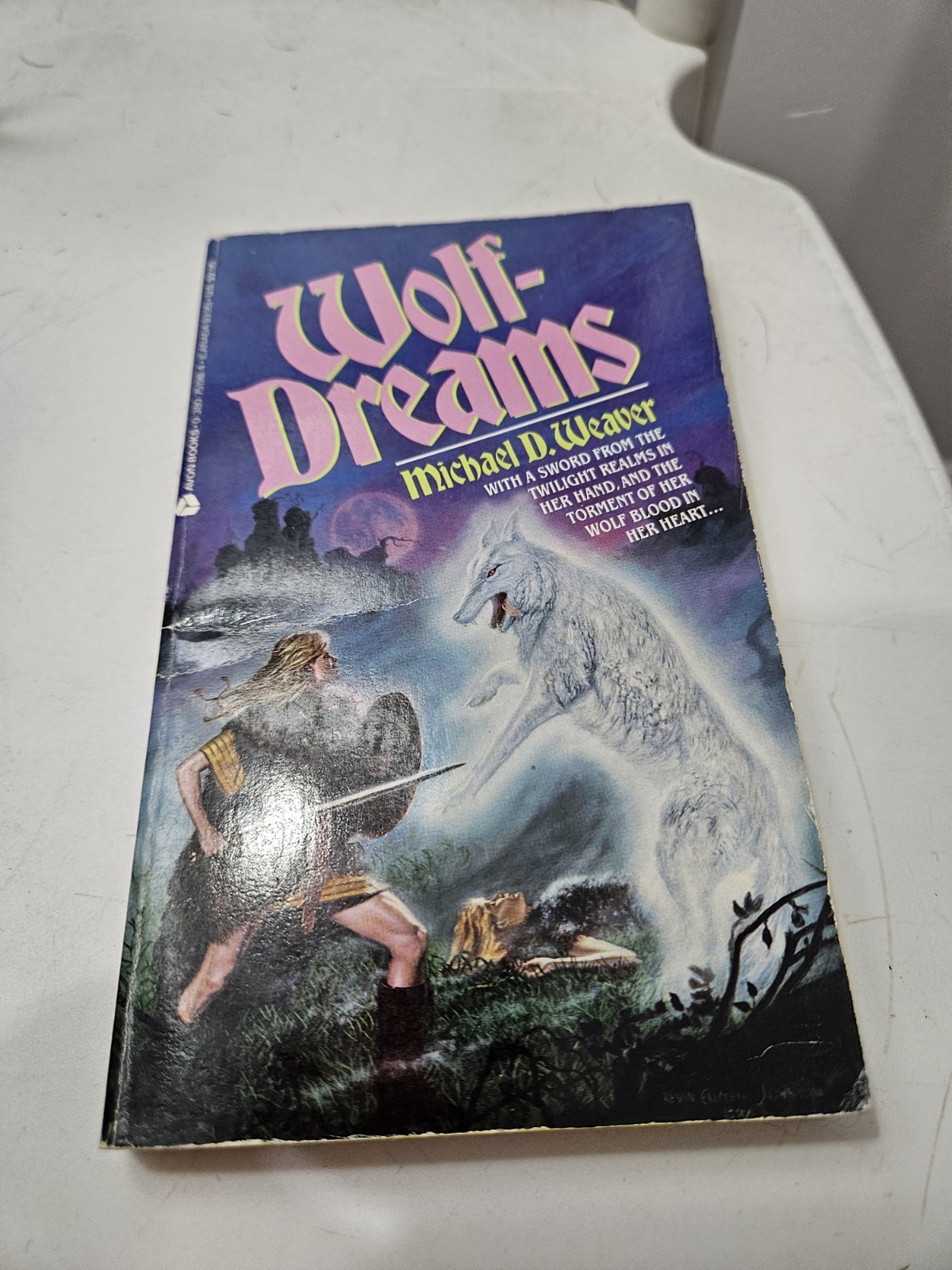 Wolf-Dreams by Michael D Weaver First Avon Printing 1987 Paperback Book