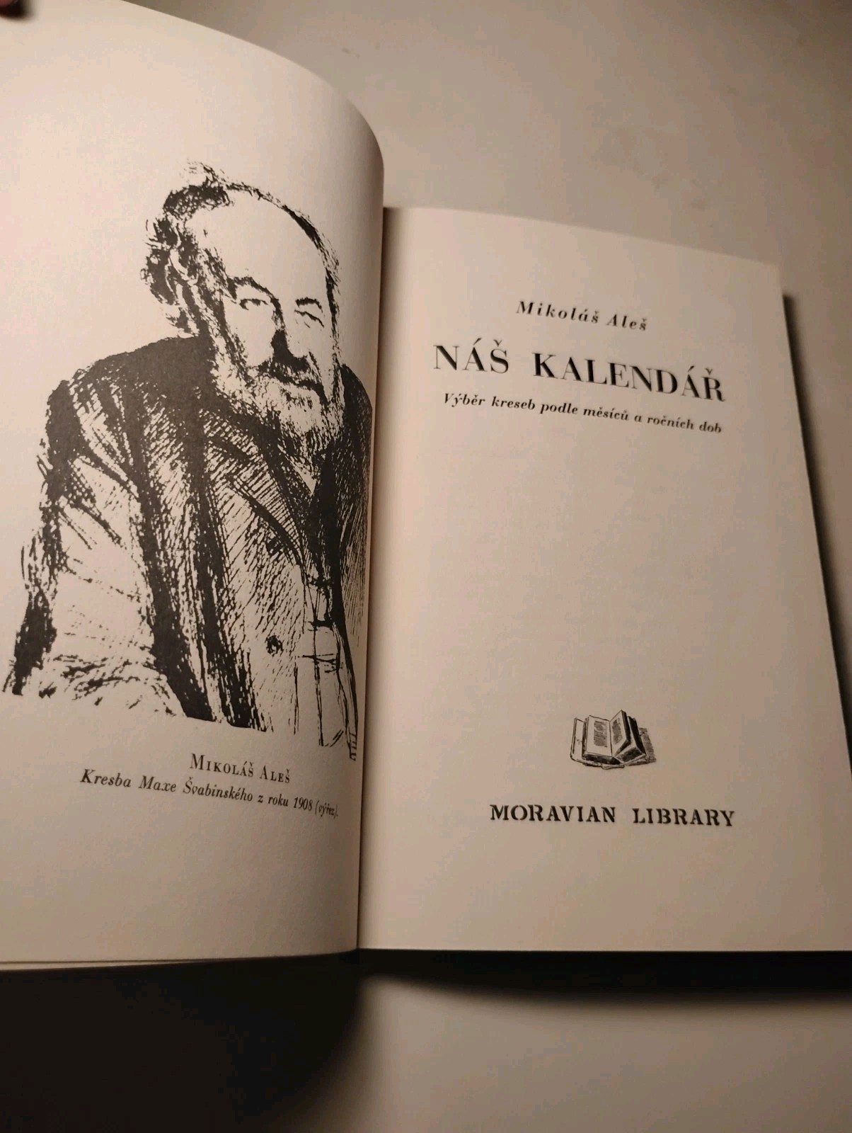 Mikoláš Aleš NÁŠ KALENDÁ? 1955 Moravian Library Czech Art Émigré Press NYC