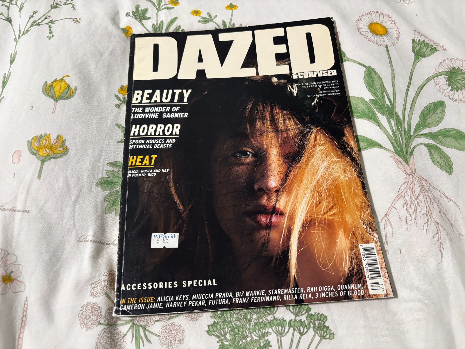 DAZED & CONFUSED Magazine December 2003 – Ludivine Sagnier Puerto Rico Futura