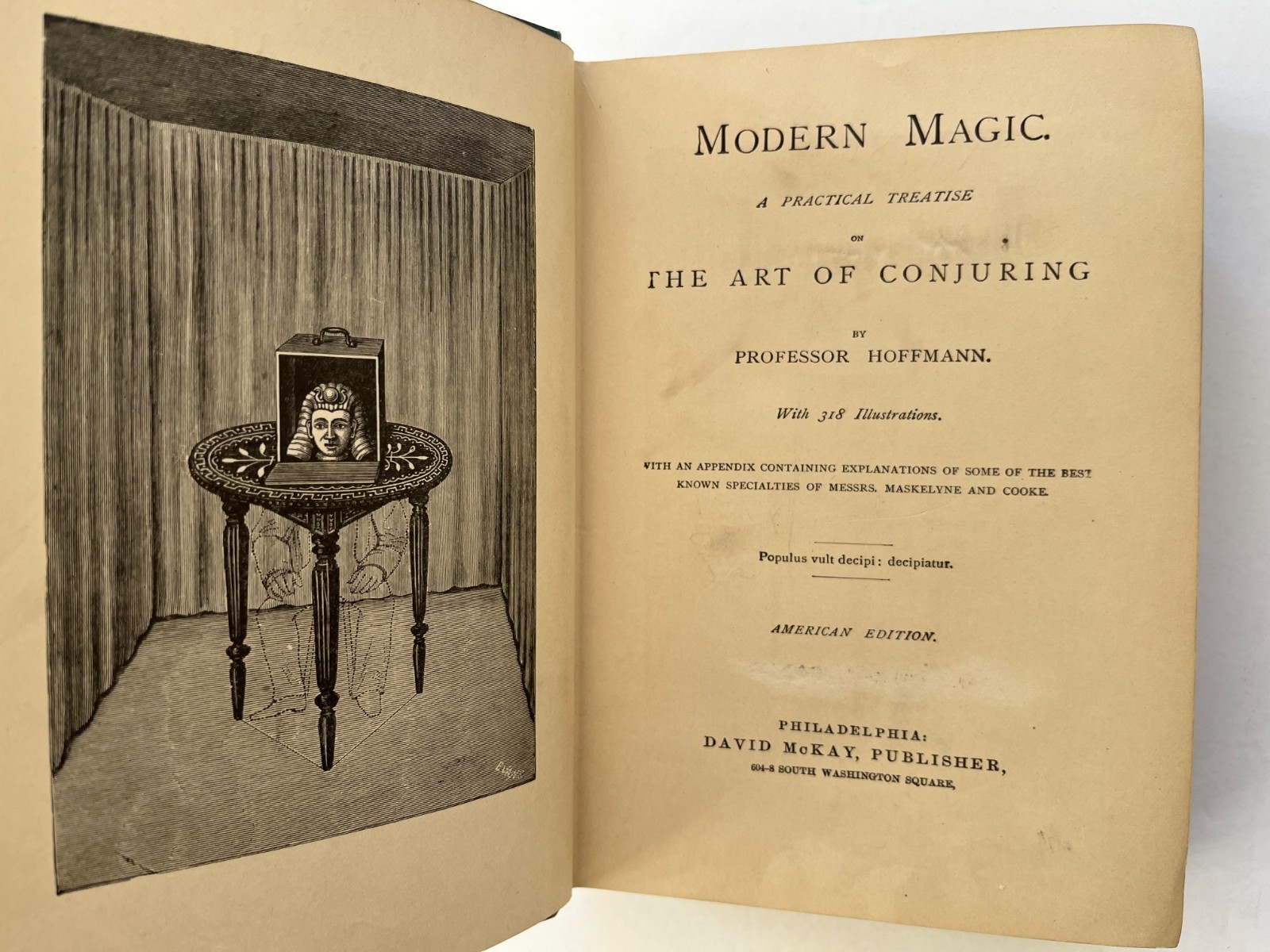 1900’s MODERN MAGIC ~ Professor Hoffmann Art Of Conjuring Antique book