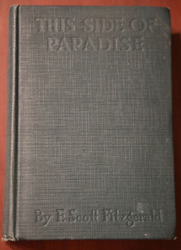 This Side of Paradise by F. Scott Fitzgerald 1st Ed 1920 Charles Scribner’s Sons