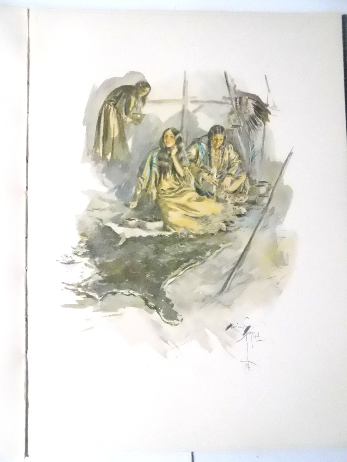 1906 The Song of HIAWATHA-Henry W .Longfellow/Harrison Fisher Illustrated