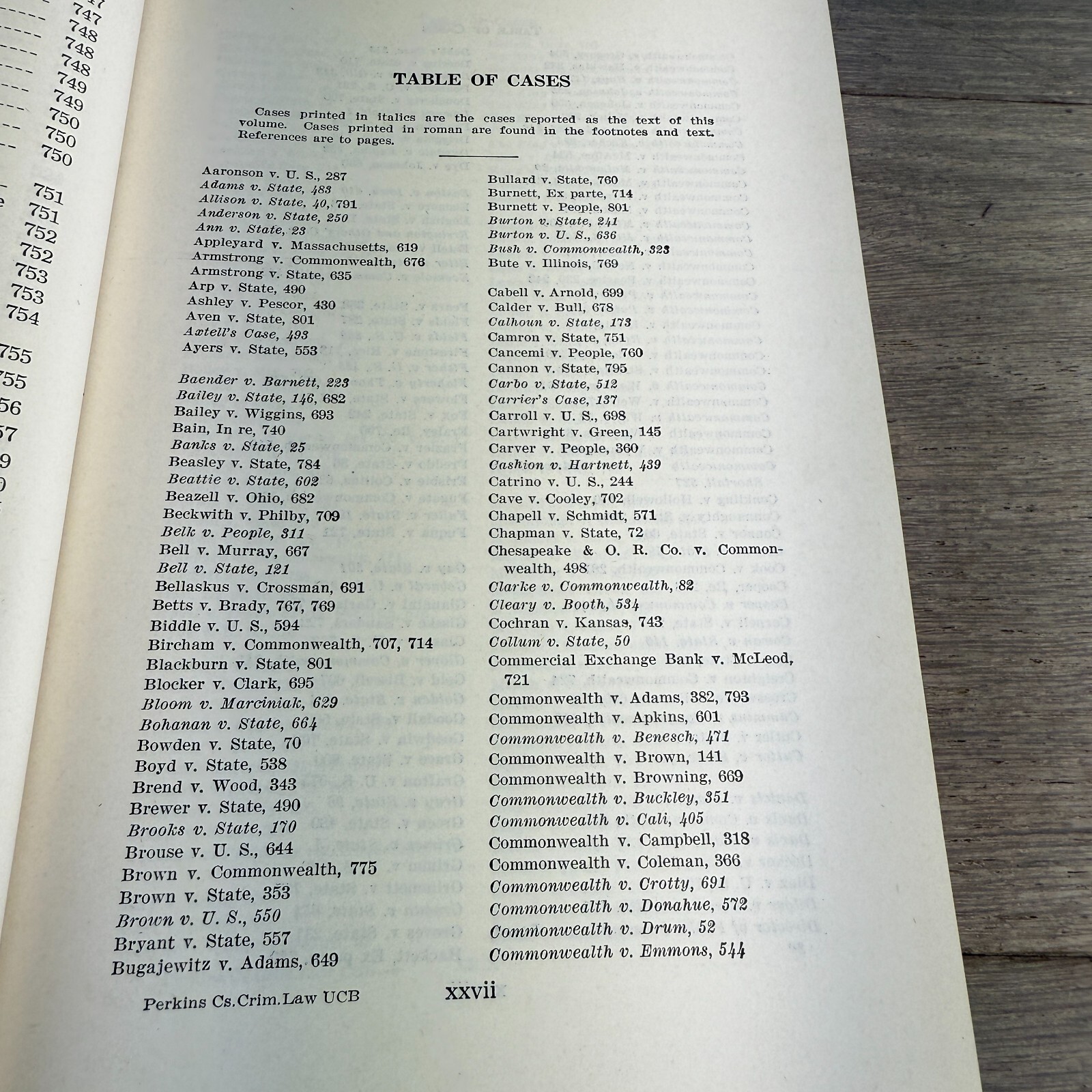 Cases on Criminal Law and Procedure 1st Edition 1952 University Casebook Series