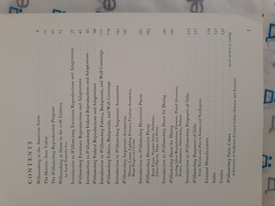 ?Williamsburg Reproduction Interior Designs for Today’s Living Craft House 1976