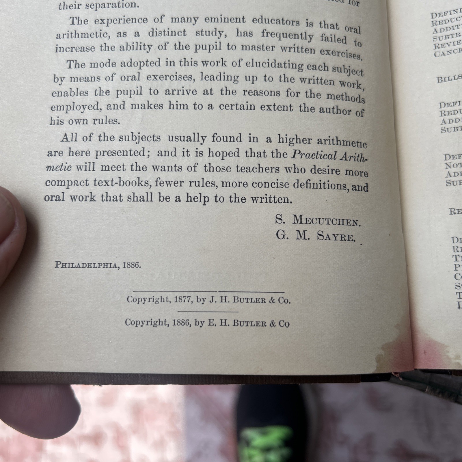 New American Practical Arithmetic HC 1886