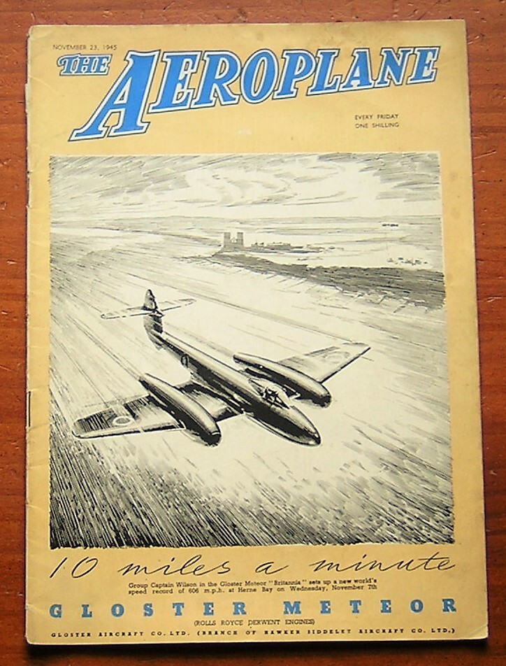 AEROPLANE Magazine November 23 1945 WWII Bombing Napier Sabre Churchill’s Plane