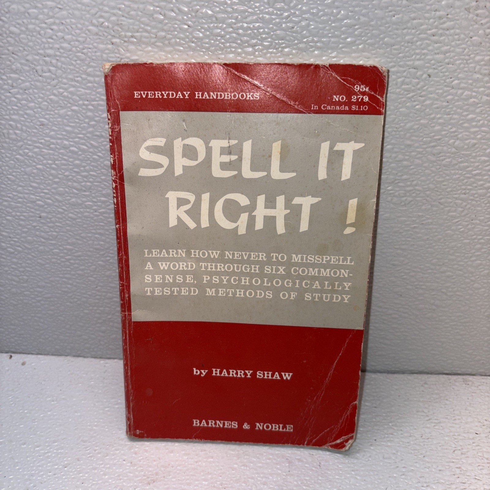 Everyday Handbooks No 279 Spell It Right 1964 Vintage Book Barnes and Noble