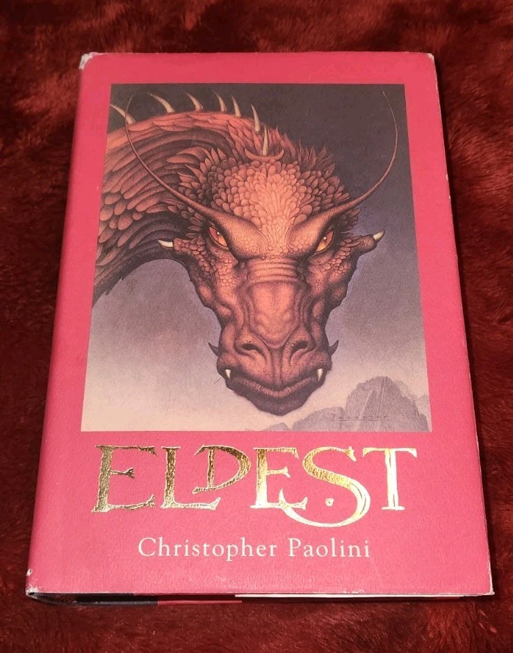 Christopher Paolini Eldest Signed 1st Edition Autographed Hardcover 2005