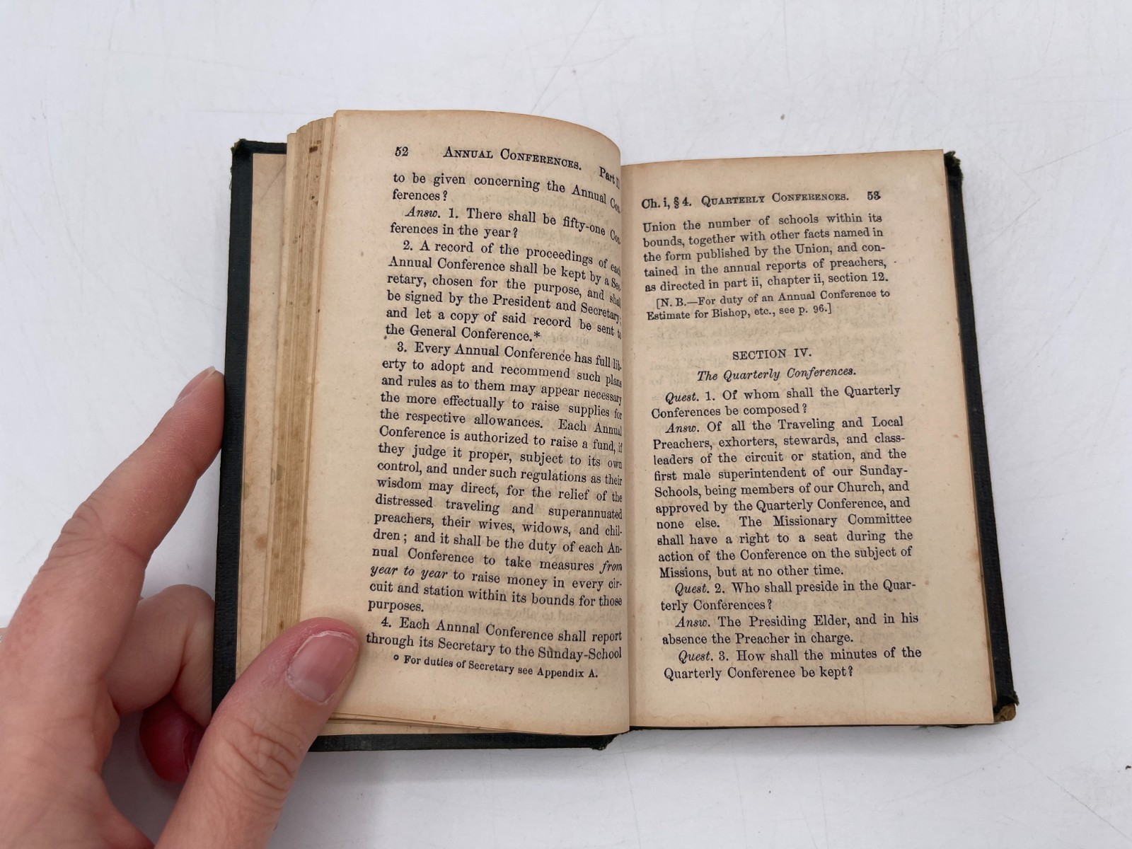 Antique The Doctrines And Discipline Of The Methodist Episcopal Church 1860