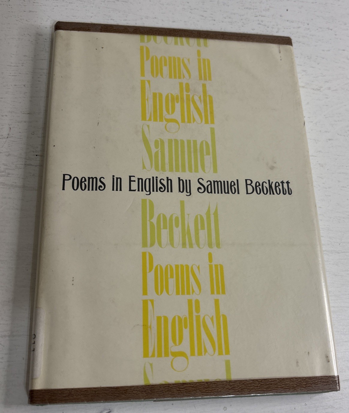 Poems In English By Samuel Beckett HC 1963 1st Edition