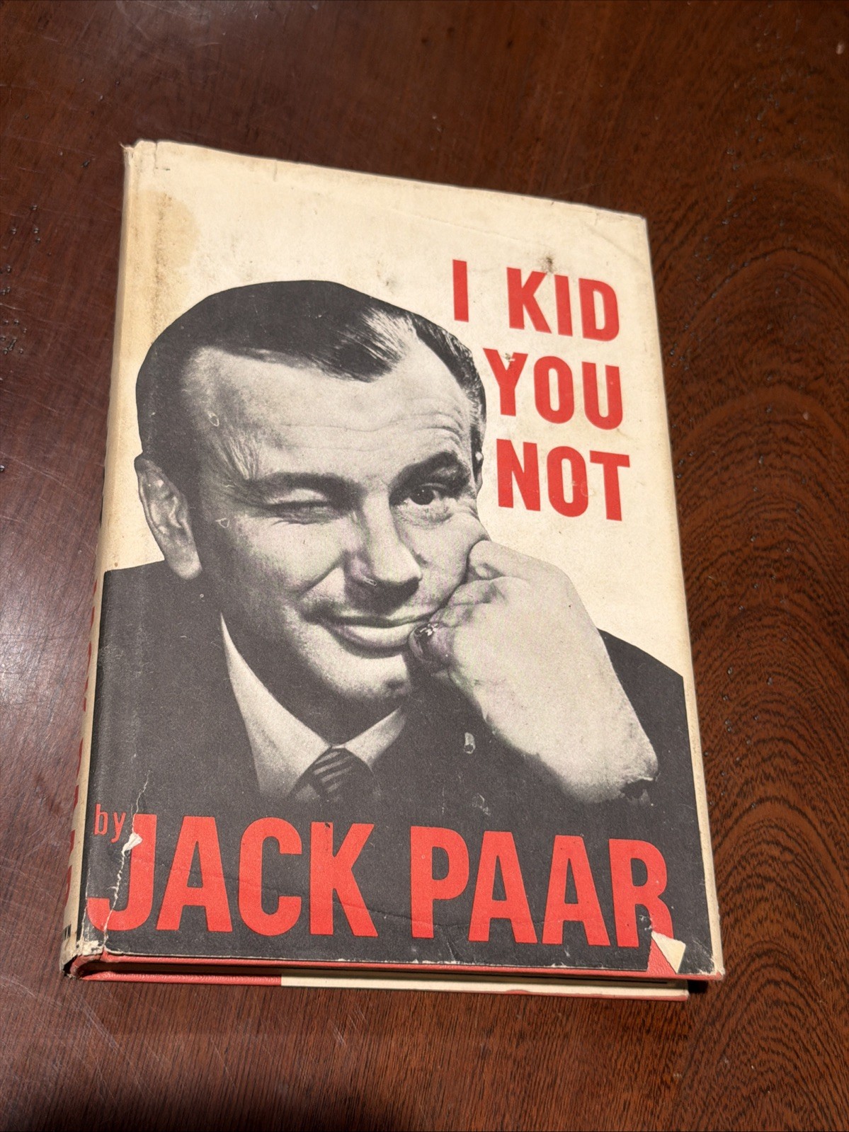 JACK PAAR / I KID YOU NOT / HC DJ 1959/60 / LITTLE, BROWN AND COMPANY B-4326