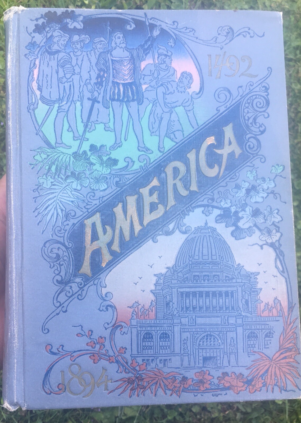Rare! “AMERICA 1492-1894” by James P. Boyd-1894 Illustrated & 100% Unmarked PICS