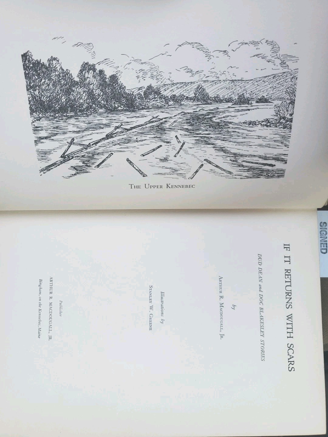 If It Returns with Scars Dud Dean Stories MacDougal Signed Ed /750 Inscribed