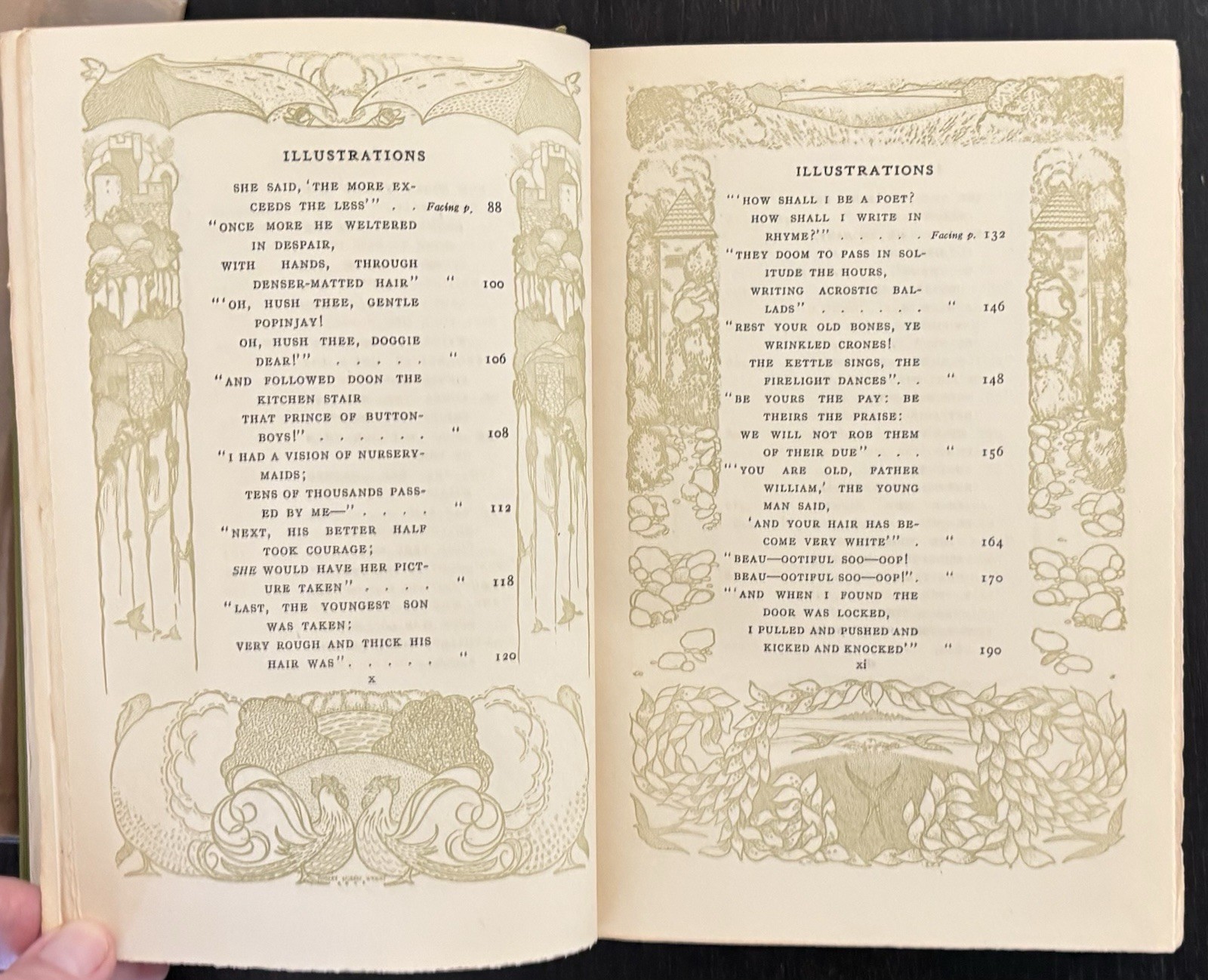 THE HUNTING OF THE SNARK AND OTHER POEMS BY LEWIS CARROLL 1903 – ILLUSTRATED