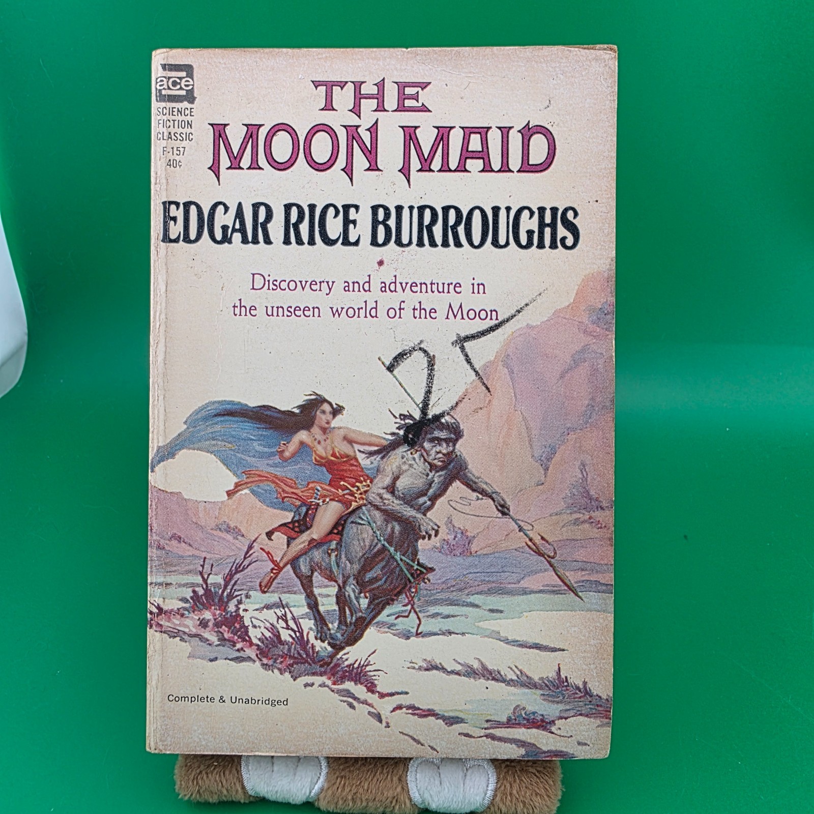 The Moon Maid by Edgar Rice Burroughs Ace Paperback F-157 (1962) Roy Krenkel cvr