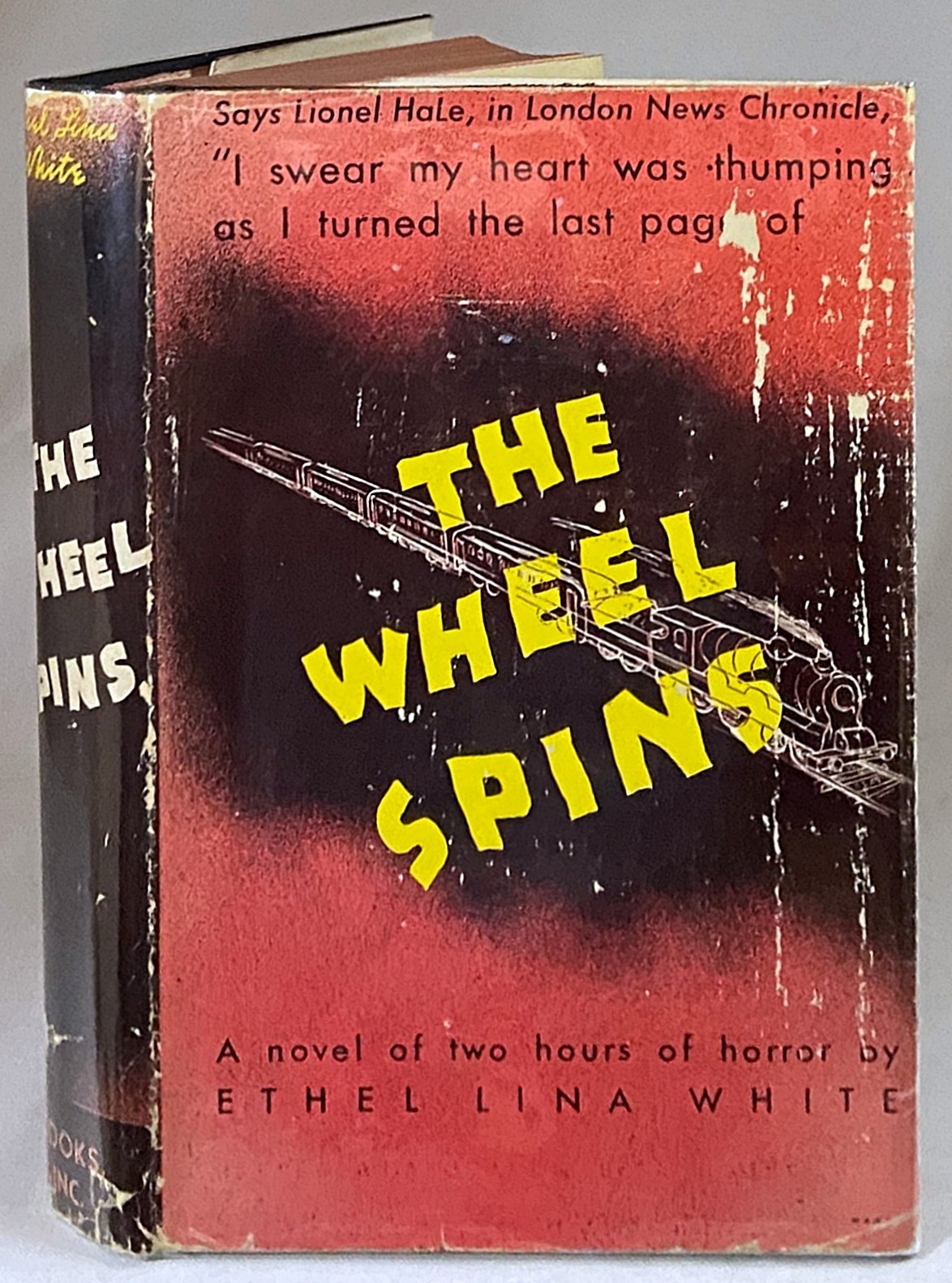 1945 THE WHEEL SPINS Vintage Book ETHEL LINA WHITE Hitchcock’s The Lady Vanishes
