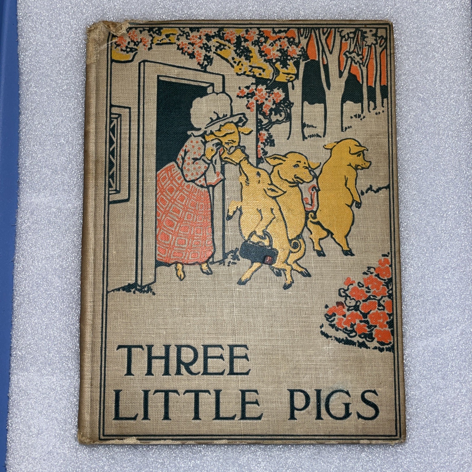 1904 Three Little Pigs Altemus Wee Books John Rea Neill Illustrated AS IS Repair