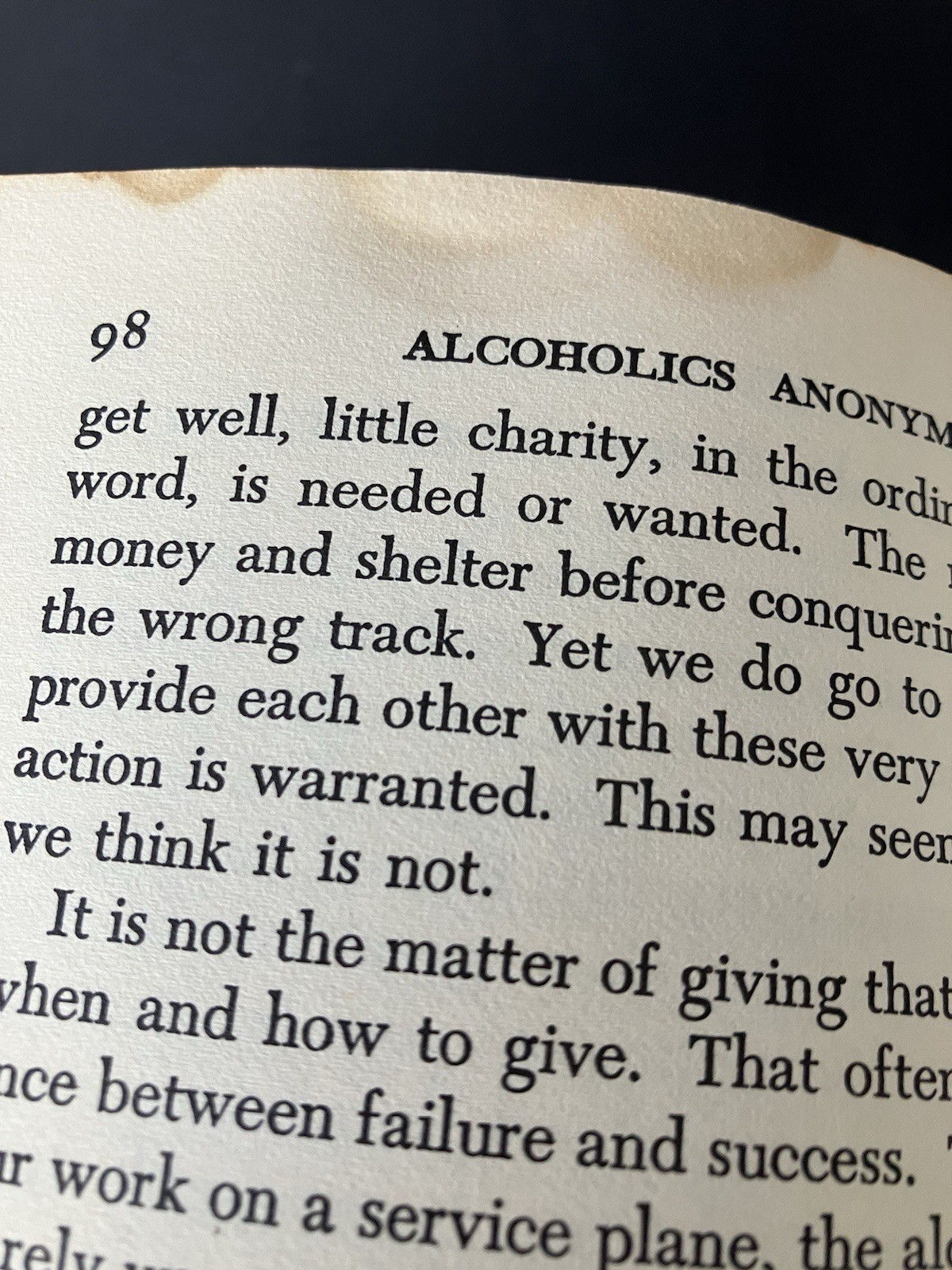 Vintage Alcoholics Anonymous Second Edition (1970)