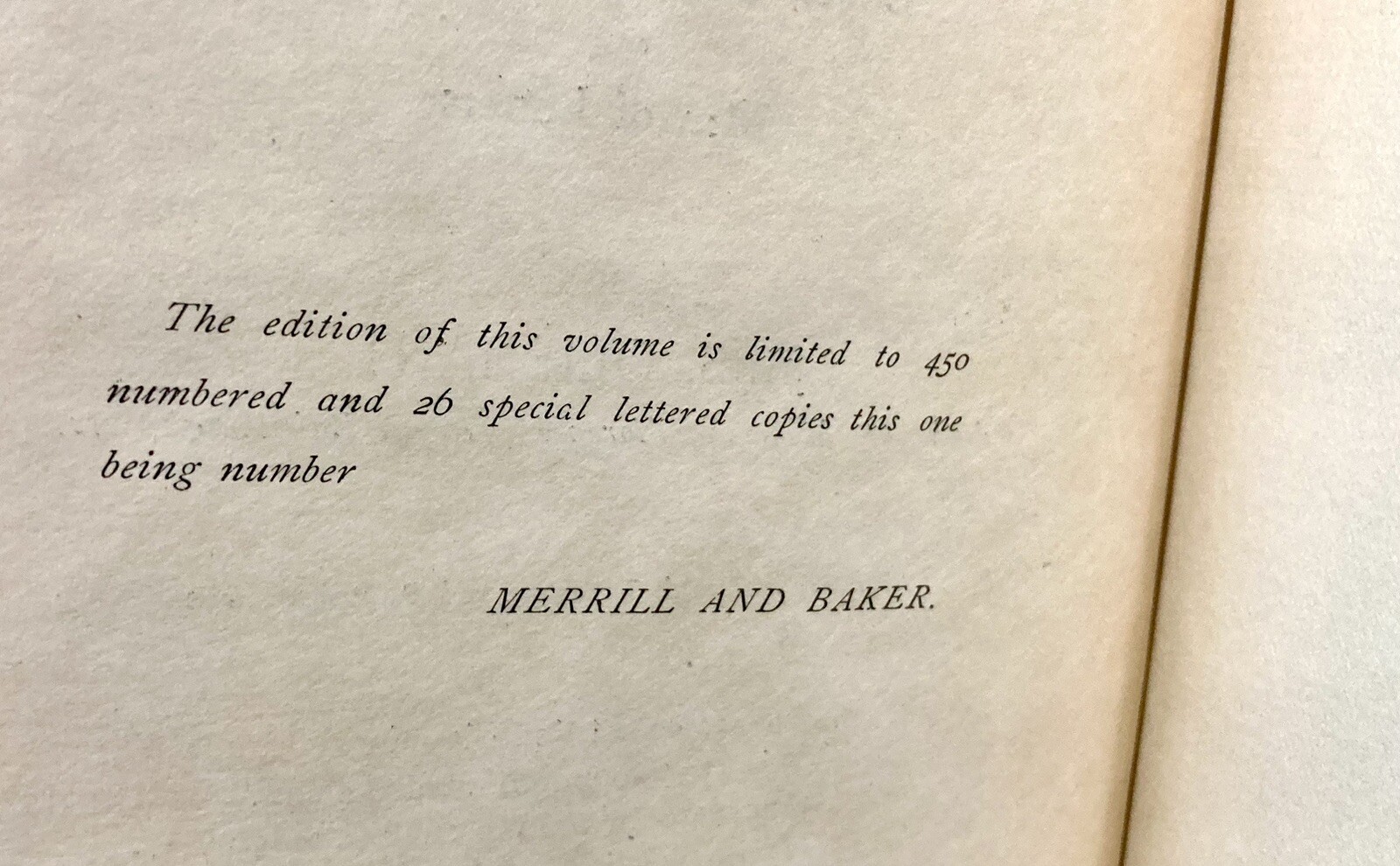 OLIPHANT Mrs / Gentleman’s Library Makers of Venice. Limited edition #? VG++