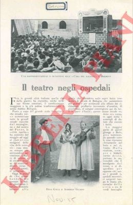 P.M. (Paolo Monelli) – Il teatro negli ospedali.