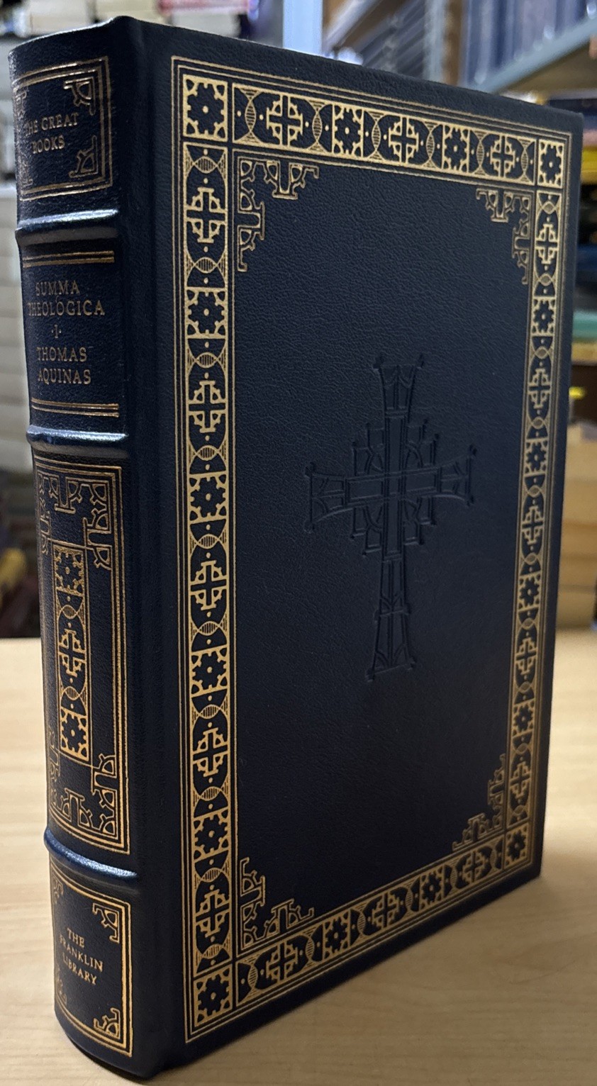 Summa Theologica St. Thomas Aquinas Vol. 1 Franklin Library Great Books Leather