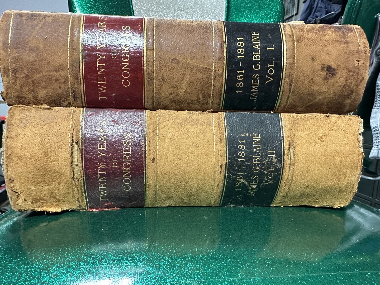 Twenty Years Of Congress 1861-1881 James G Blaine VOL 1&2 1st Print