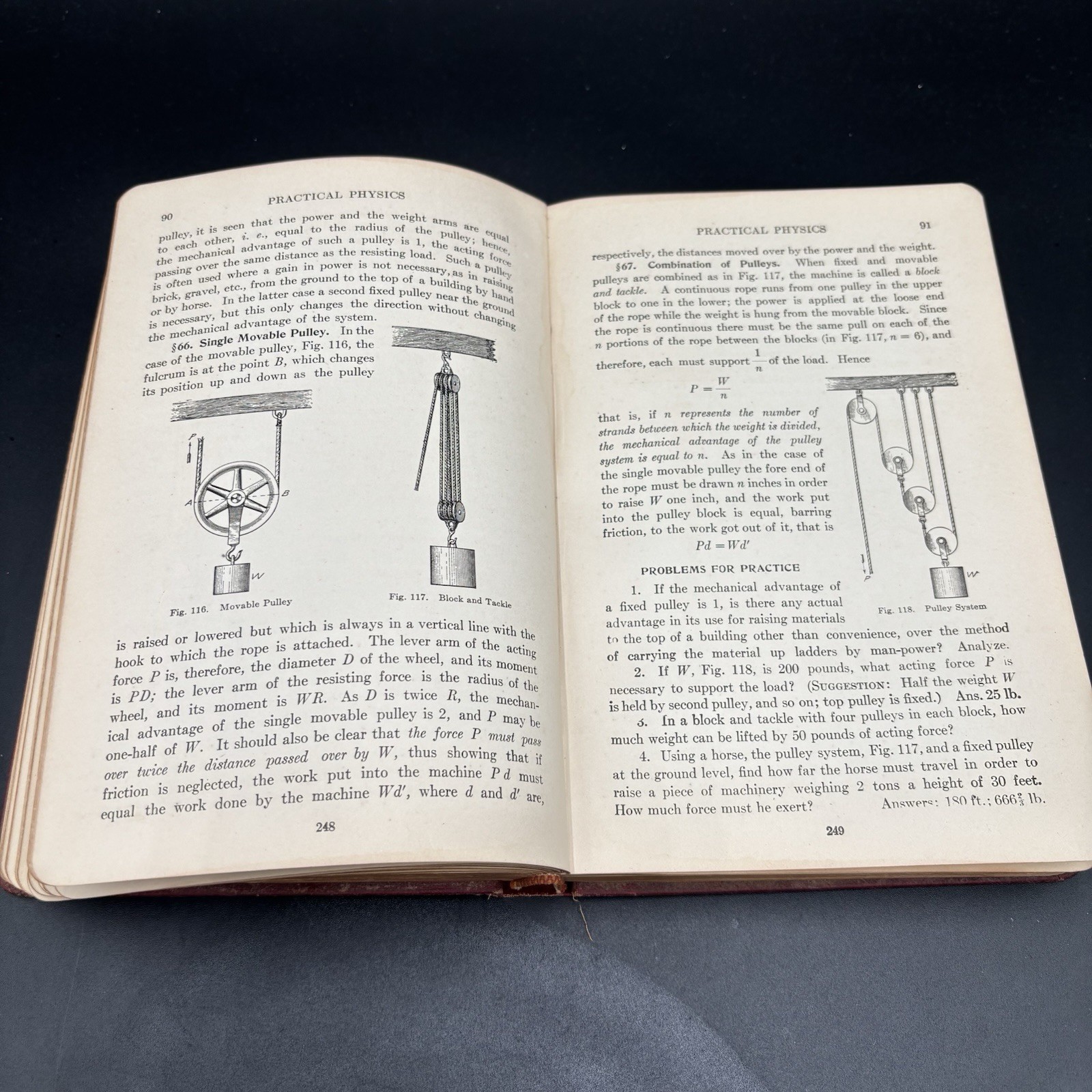 Modern Shop Practice: Vol.2 (No Author – 1943) Red binding, Vintage book