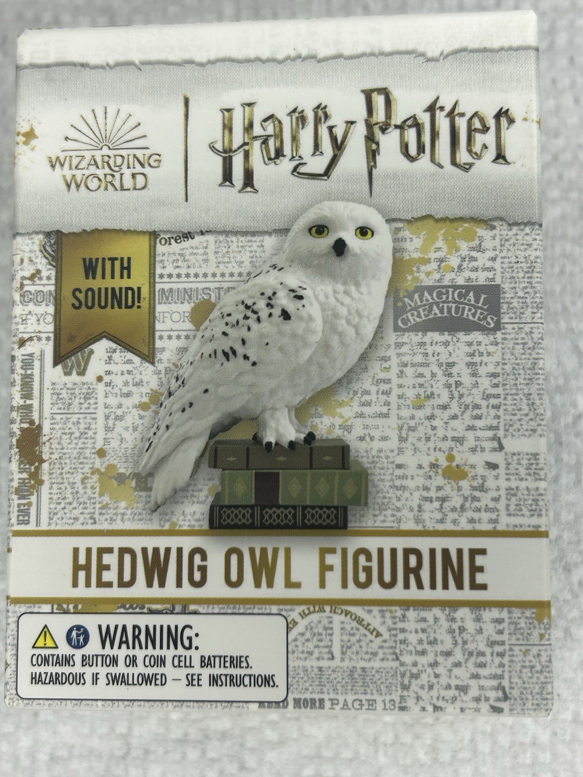 Harry Potter: Hedwig Owl Figurine: With Sound! (Paperback or Softback)