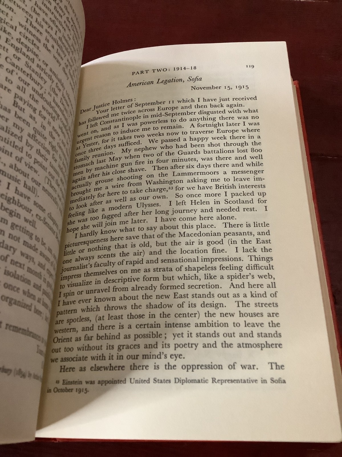 The Holmes-Einstein Letters. Peabody, James Bishop. 1964 HC, X-Library