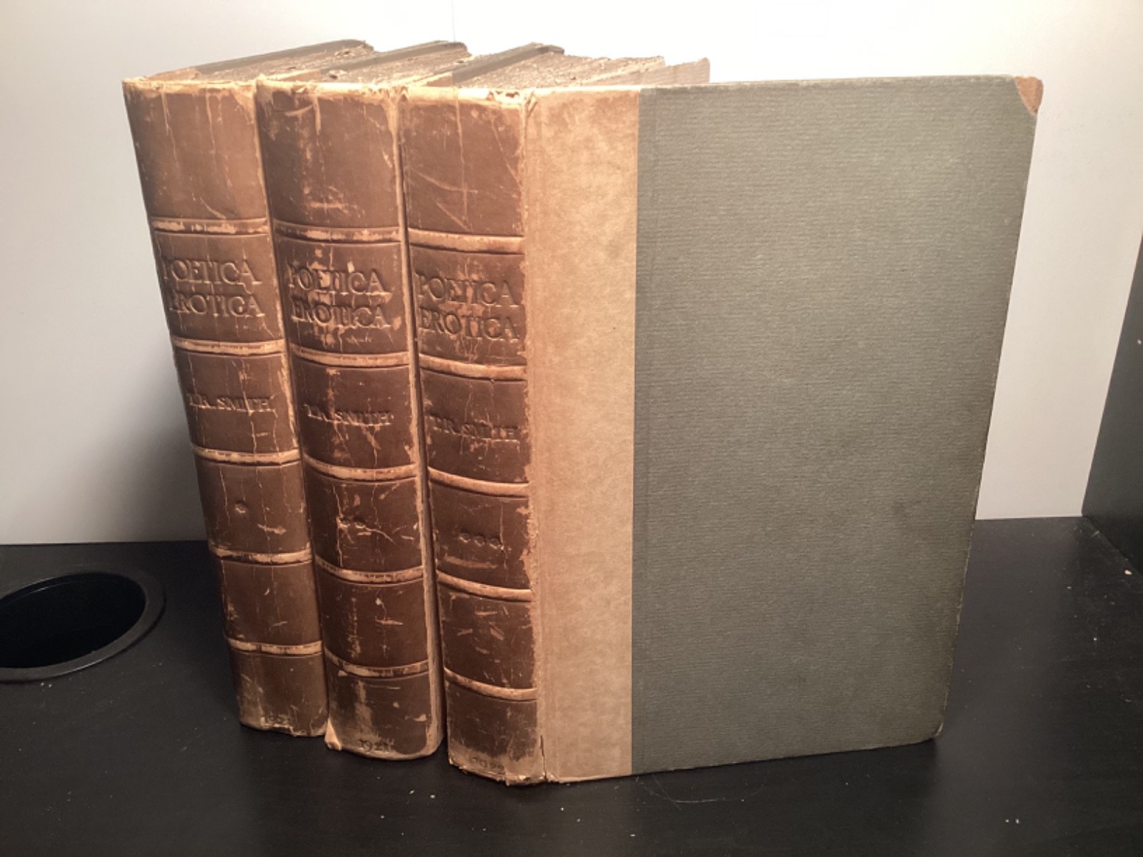 1921-22 Poetica Erotica – 3 Vols. T.R. Smith Boni & Liveright Ltd. Ed.