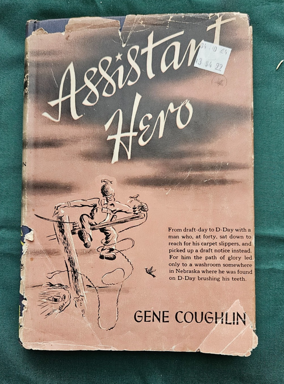 ASSISTANT HERO – Gene Coughlin – 1944 – HC VINTAGE – WARTIME NOVEL