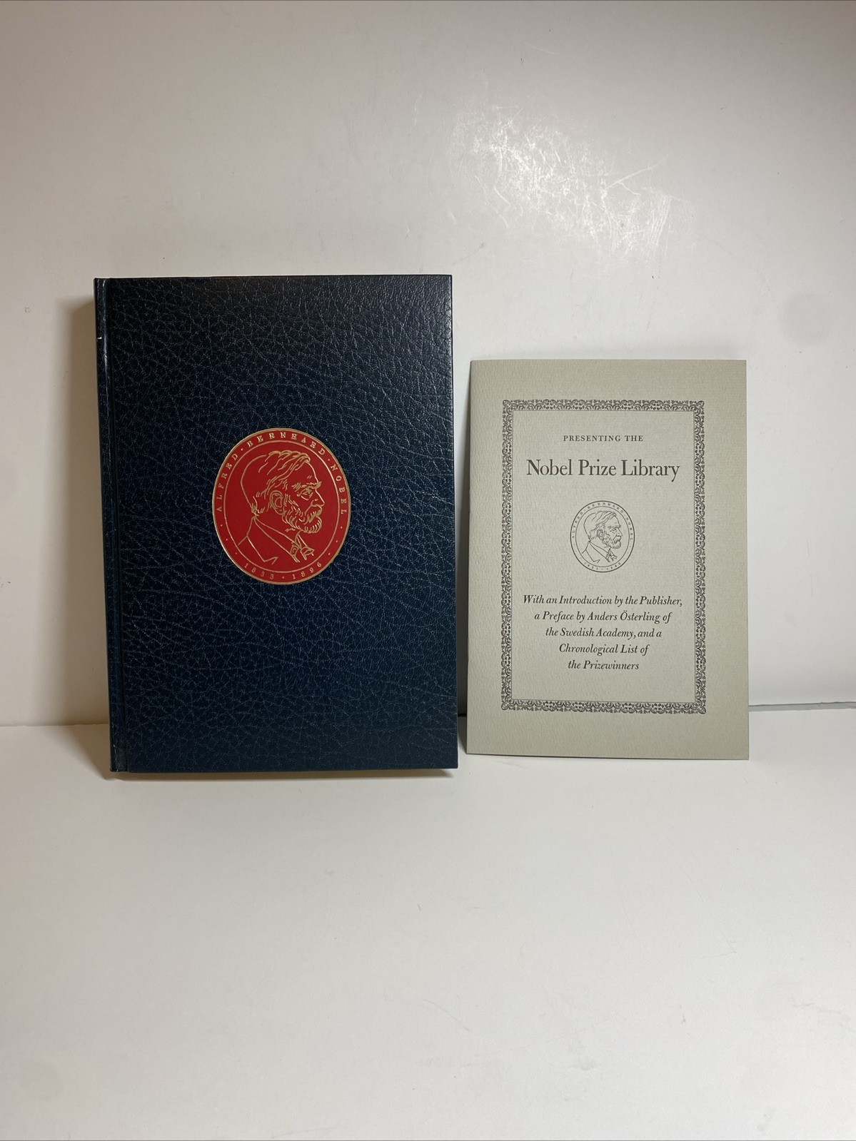 Nobel Prize Library Faulkner O’Neill Steinbeck 1971 Hardcover w/ Nobel Program
