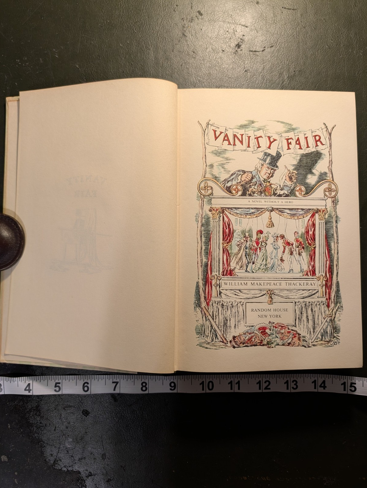Vintage VANITY FAIR William Makepeace Thackeray 1958 Illustrated by Robert Ball
