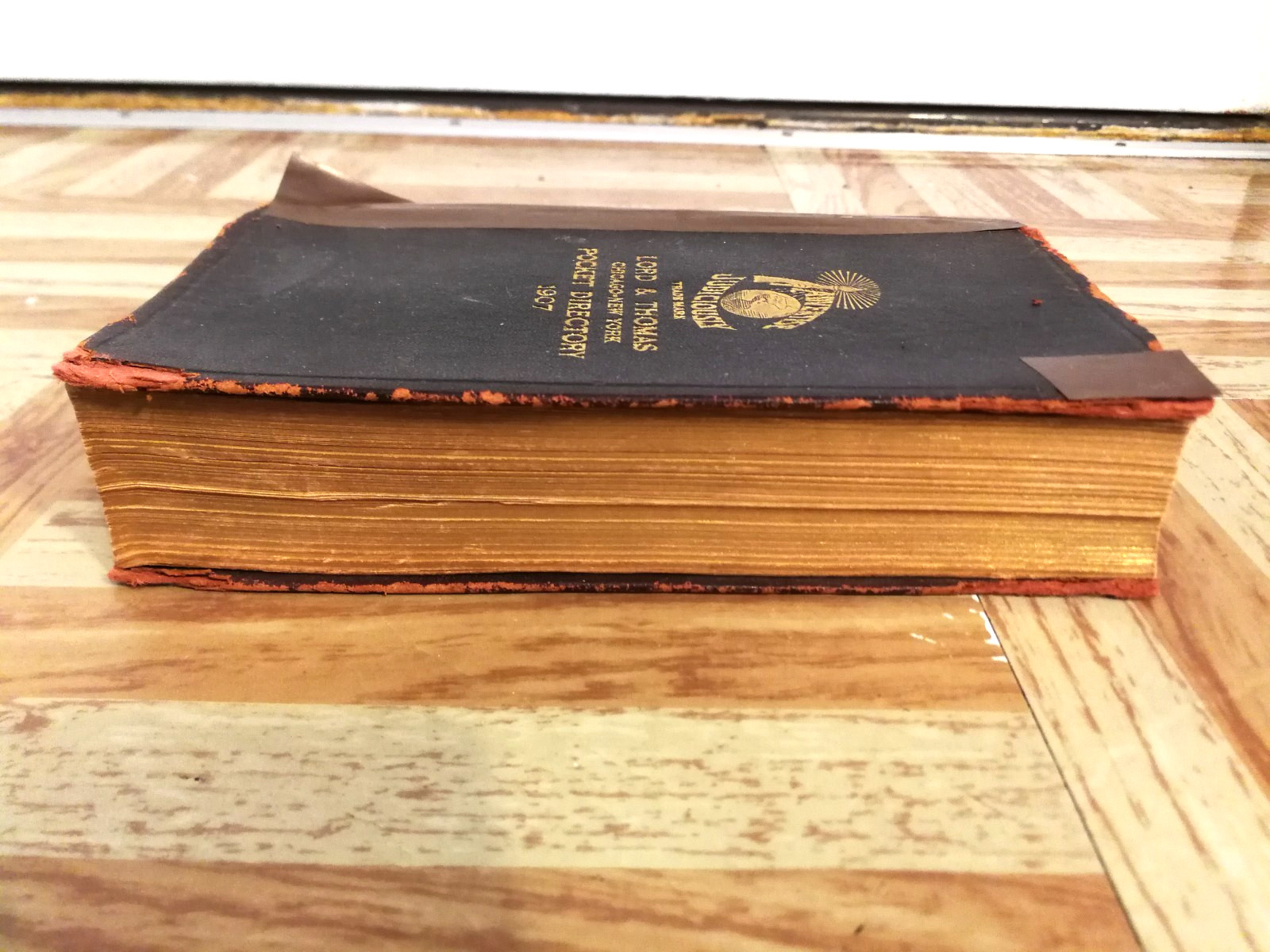 Lord & Thomas Pocket Directory Chicago-New York 1907 Booklet Vtg Illustrated